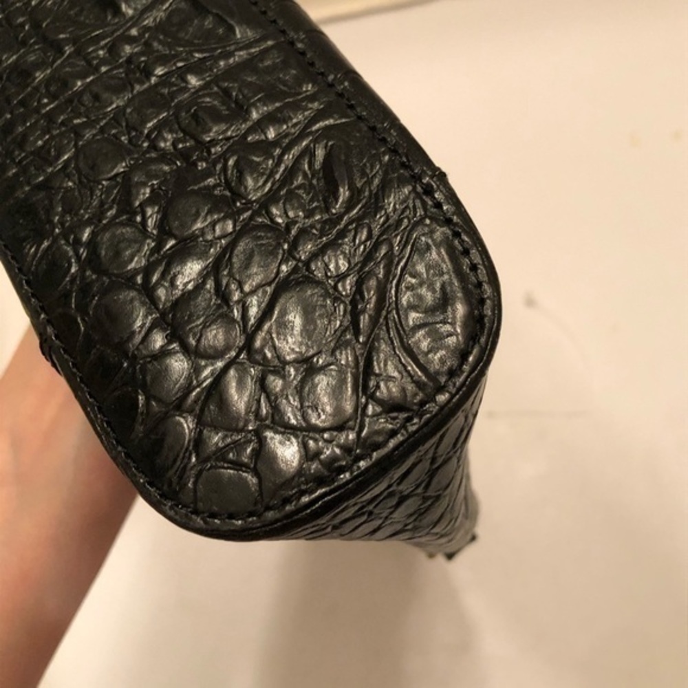 Brahmin black Melbourne mini shoulder bag vintage - Picture 4 of 12